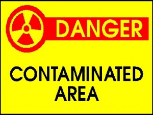 Danger Contaminated Area Sign
